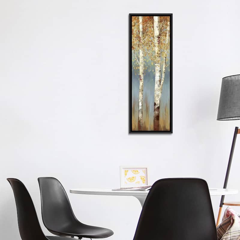 iCanvas "Butterscotch Birch Trees II" by Allison Pearce Framed Canvas Print