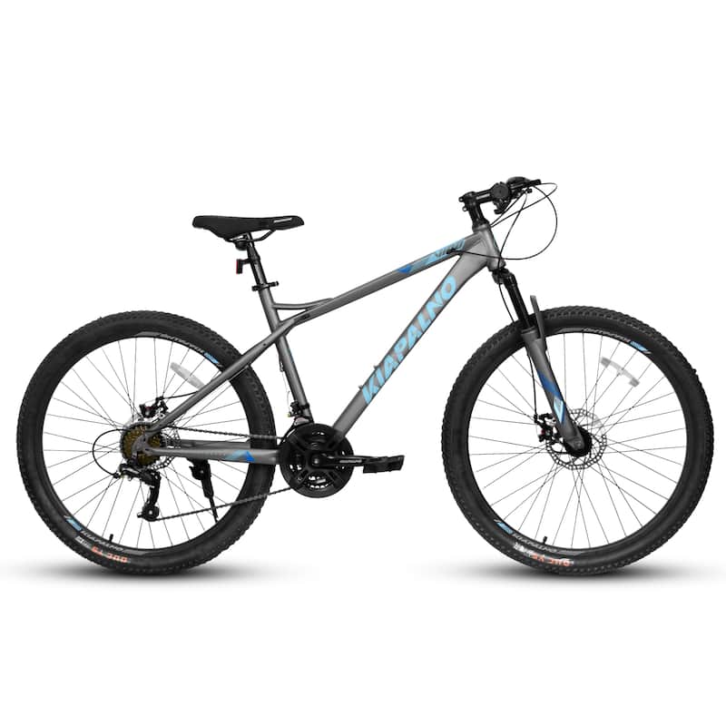 26-Inch Mountain Bike for Adults and Teenagers, High Carbon Steel Frame, Front and Rear Mechanical Disc Brakes, 21-Speed
