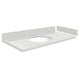 preview thumbnail 6 of 12, Transolid VT43.5x22-1OU-1 Silestone 44" Quartz Vanity Top with