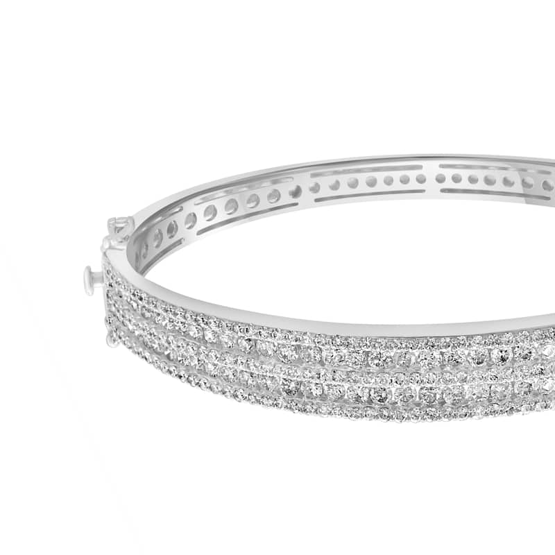 EFFY 14K White Gold Diamond Bangle