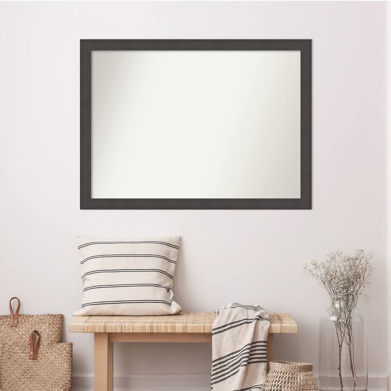 Blaine Narrow Non-Beveled Framed Wall Mirror