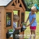 preview thumbnail 6 of 13, Backyard Discovery Sweetwater Cedar Wooden Playhouse with Play Kitchen - 3'6" x 3'10"