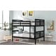 preview thumbnail 31 of 42, Full over Full Solid Wood Loft-Style Bunk Bed with Ladder, Convertible into Two Beds, Solid Wood Frame for Kids' Bedrooms