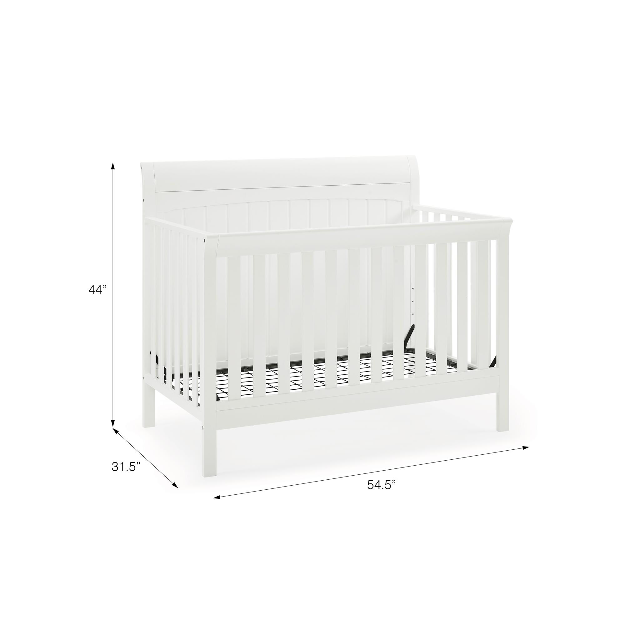 Sleigh cribs are perhaps the most popular baby crib style on the market today. avenue greene ryker 5 in 1 convertible sleigh crib