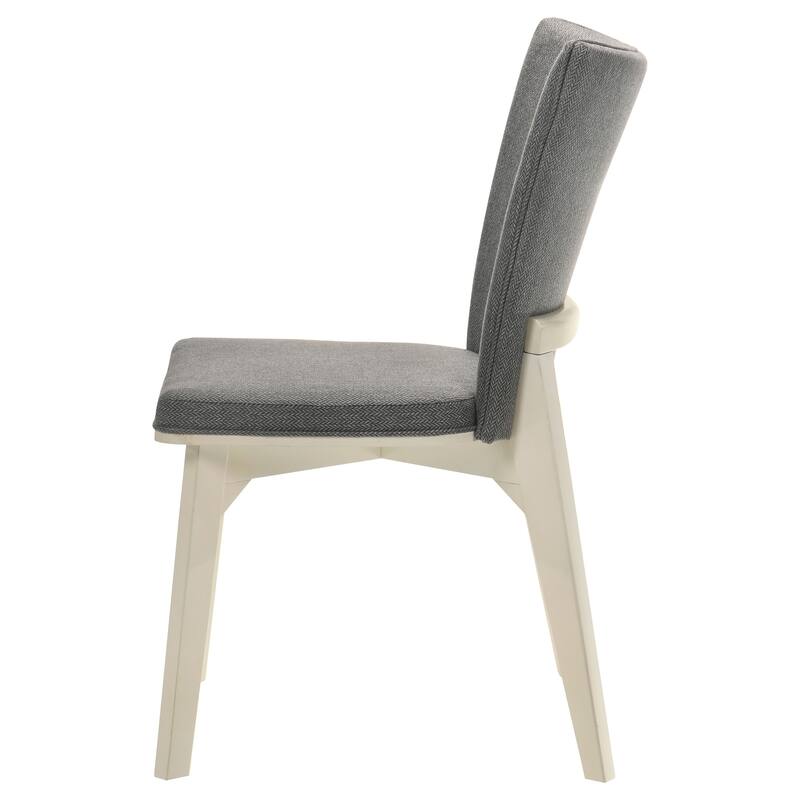Upholstered Solid Back Dining Side Chair Set Of 2 Furniture
