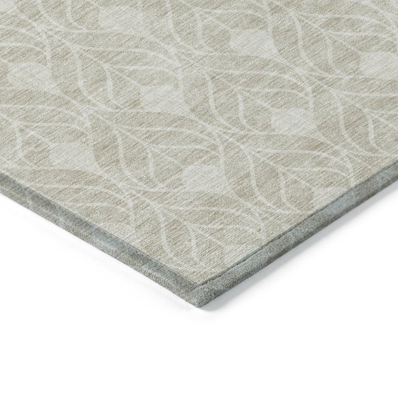 Machine Washable Indoor/ Outdoor Chantille Contempoary Geo Rug