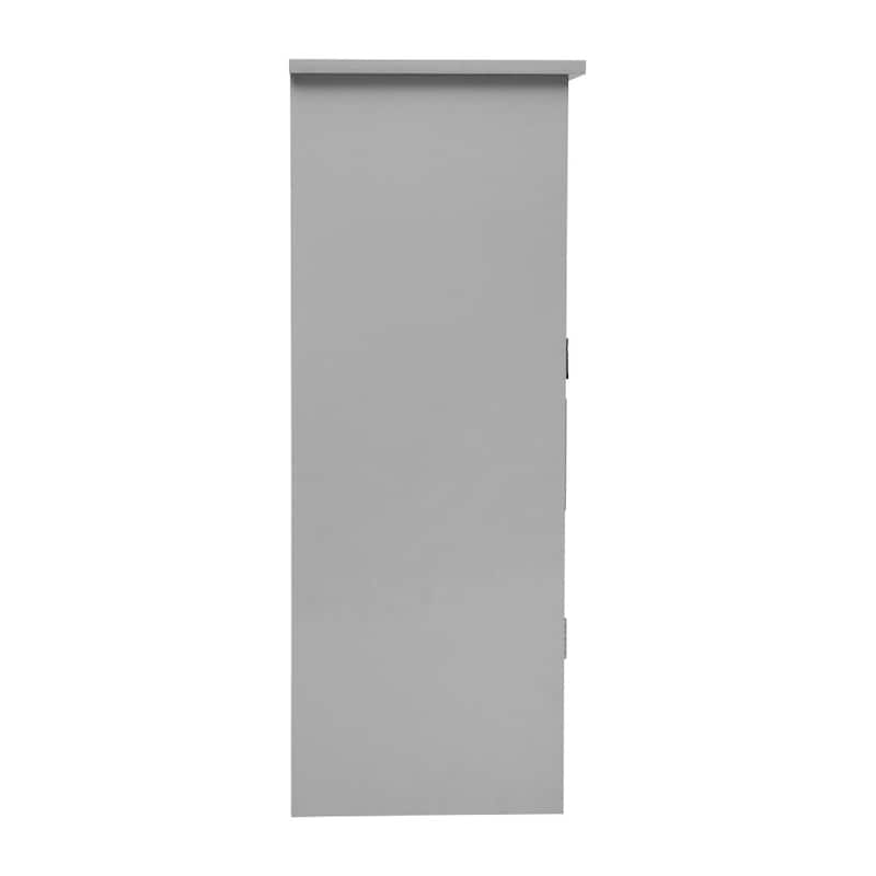 Modern Bathroom Storage Cabinet with Magnetic Close Doors and Shelves