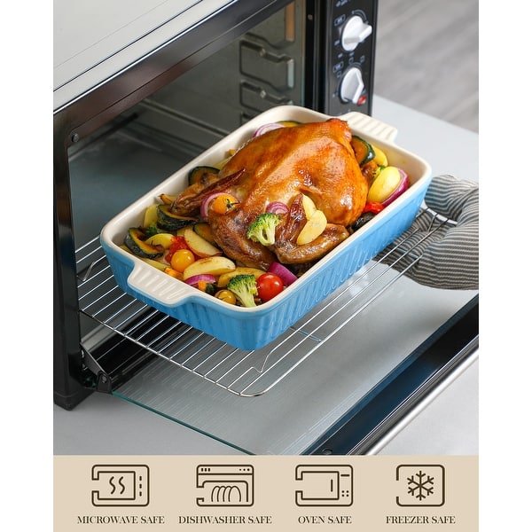 Oven Safe Ceramic Casserole Dish Set KOOV Ceramic Casserole Dish