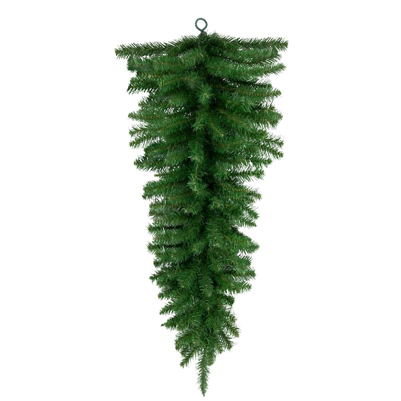 36" Winona Fir Artificial Christmas Teardrop Swag Unlit