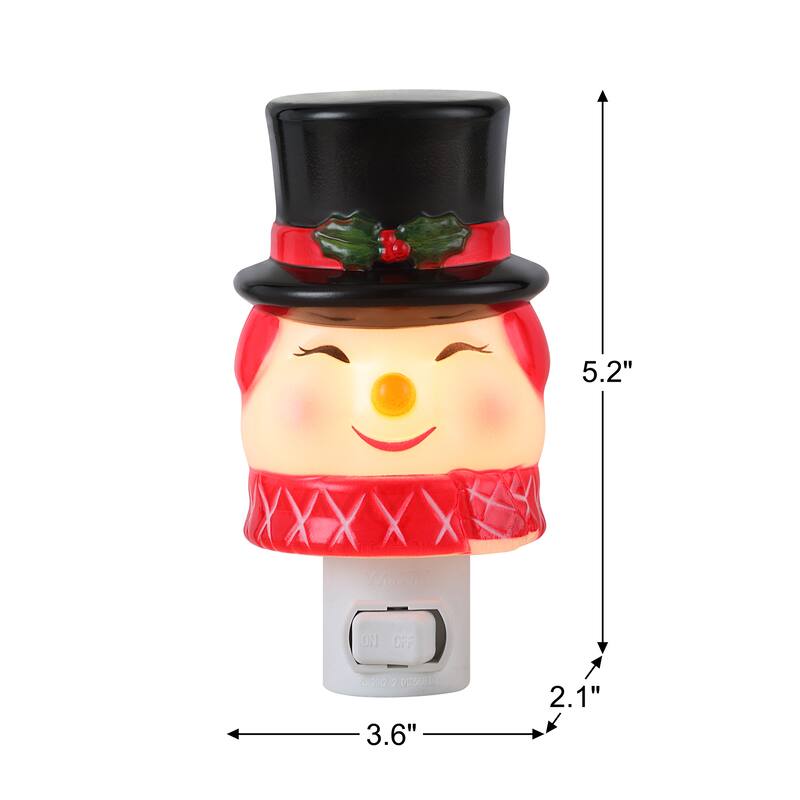 5 in. Shatterproof Night Light - Snowman