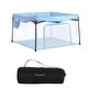 preview thumbnail 1 of 20, Dream On Me Ziggy Square Baby Playpen Blue