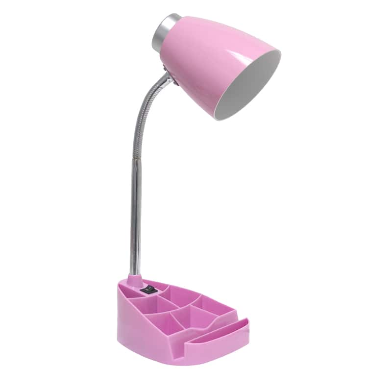 Creekwood Home 18.5" Flexible Gooseneck Organizer Desk Lamp - 18.5 - Pink