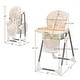 preview thumbnail 8 of 35, Babyjoy Folding High Chair Baby Dining Chair with 6-Level Height - See Details