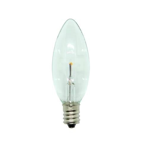 LED Plug In Window Candle Replacement Bulbs 6 Pack