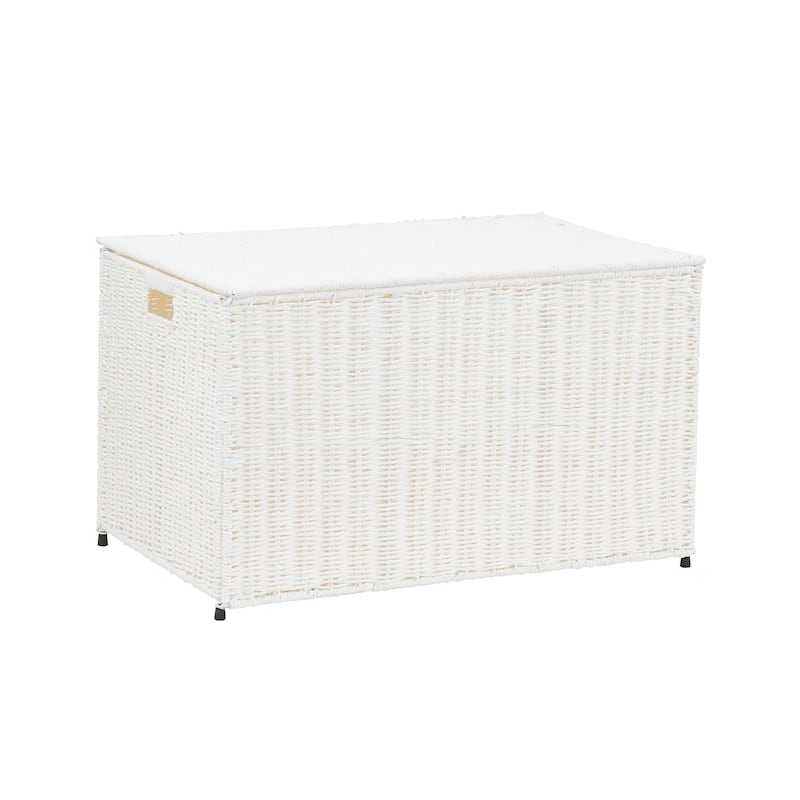 Household Essentials Decorative Paper Rope Storage Chest for Home Organization