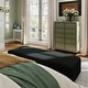 preview thumbnail 82 of 166, Daybed Convertible Bench - Fold Out Sleeper with Queen Size Mattress