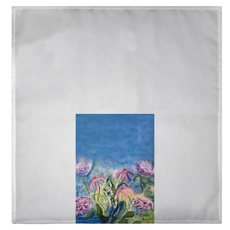 Frog & Pink Flowers Guest Towel - 20x20