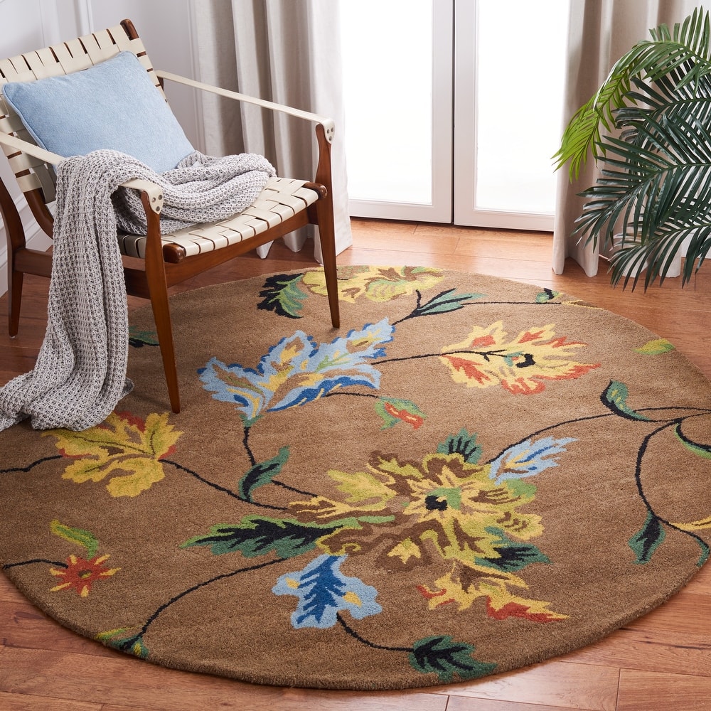 SAFAVIEH Handmade Soho Dwan Floral N.Z. Wool Rug