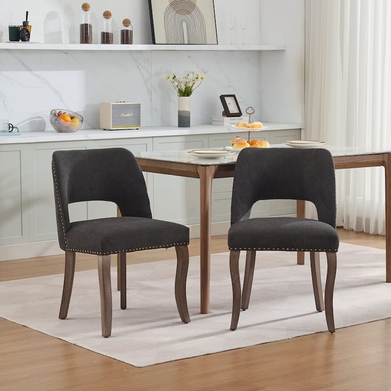 Modern Farmhouse Dinner Chair,Set of 2
