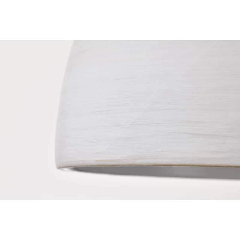 Collins 8 Inch Mini Pendant with White Ceramic - Brushed Brass