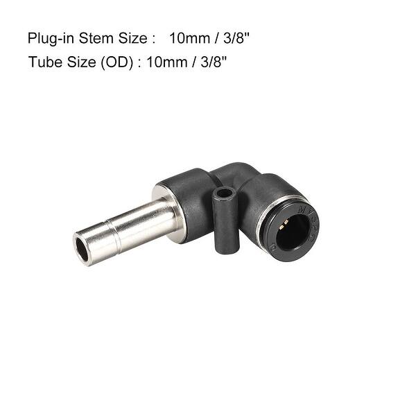 Nylon Plastic Plug Push to Connect Tube Fitting 8mm Tube Stem Nylon Plastic Plug Push to Connect Tube Fitting 8mm Tube Stem