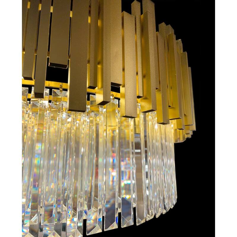 Luxury 32" Wide Crystal 12-Light Chandelier