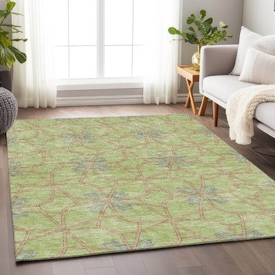 Premium Washable Super Soft Contemporary Tangle Mayfield Rug