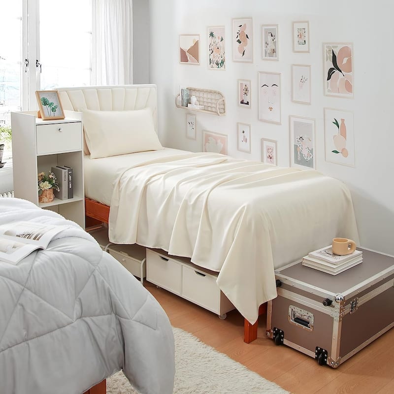 Dorm Haul® - Comfy College Sheets - Twin XL Bedding - Jet Stream