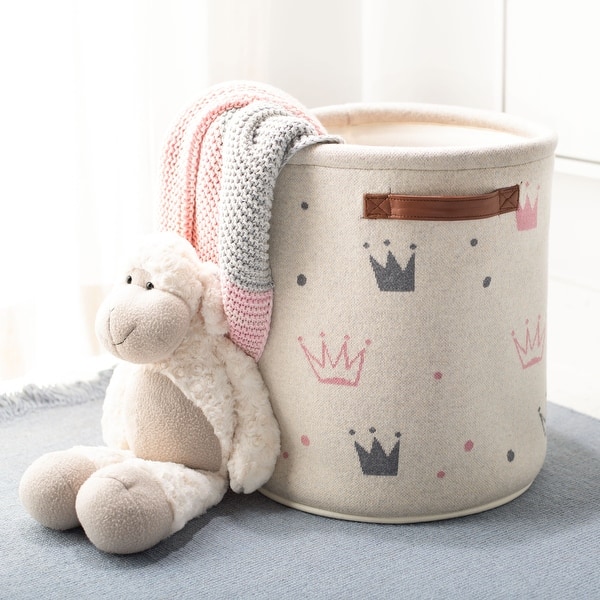 slide 2 of 5, SAFAVIEH Baby Collection Princess Basket