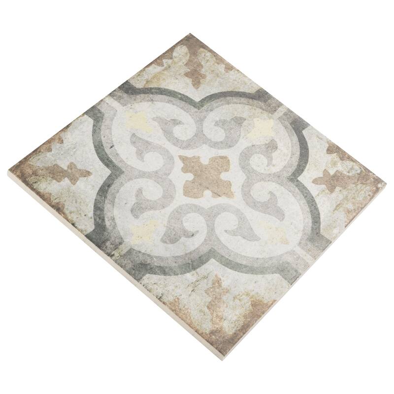Merola Tile D'Anticatto Decor Palazzo 8-3/4" x 8-3/4" Porcelain Floor and Wall Tile
