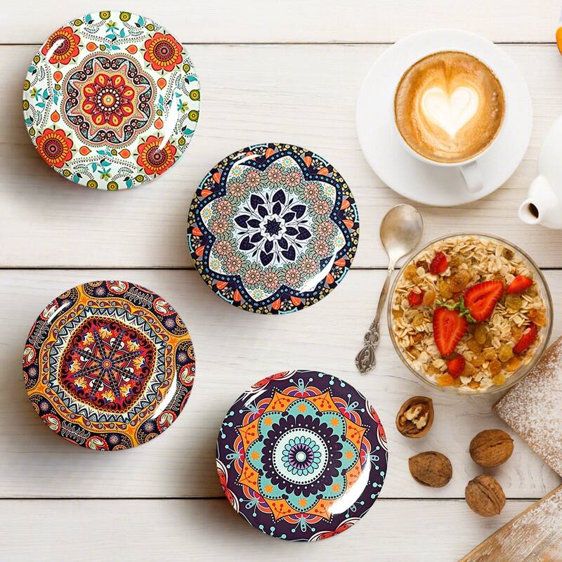 4-Piece Scented 4 oz Tin Candle Gift Set with Soy Wax (120H Burn Time) - Multi