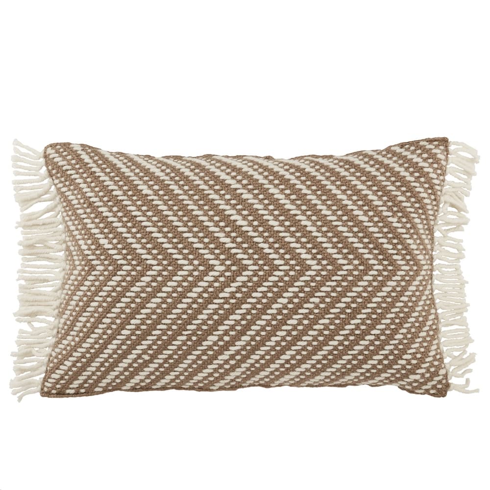 Austar Chevron Indoor/ Outdoor Lumbar Pillow