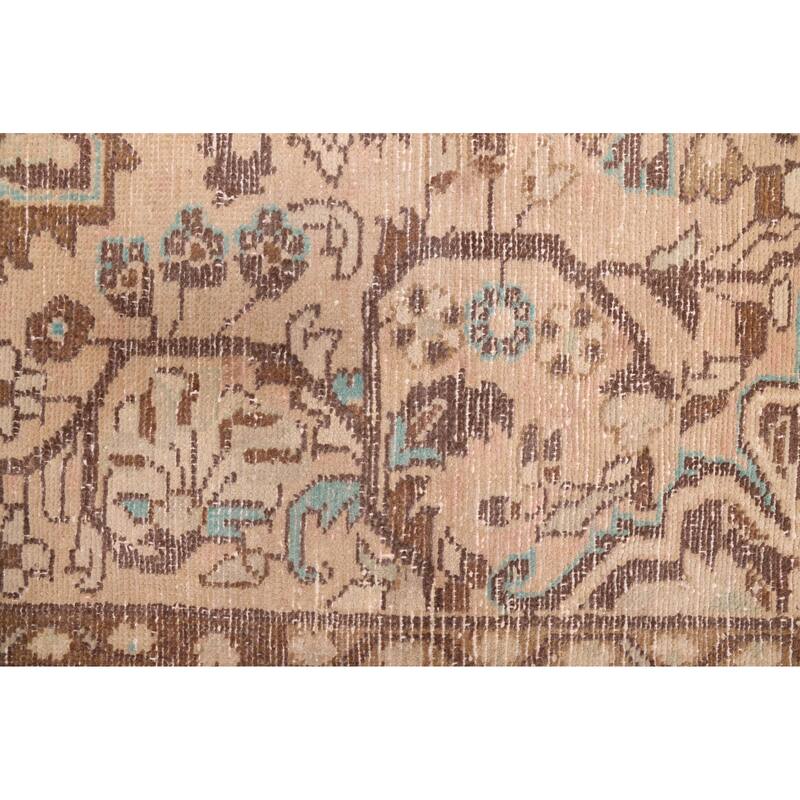 ECARPETGALLERY Hand-knotted Antalya Vintage Beige Wool Rug - 3'3 x 4'9