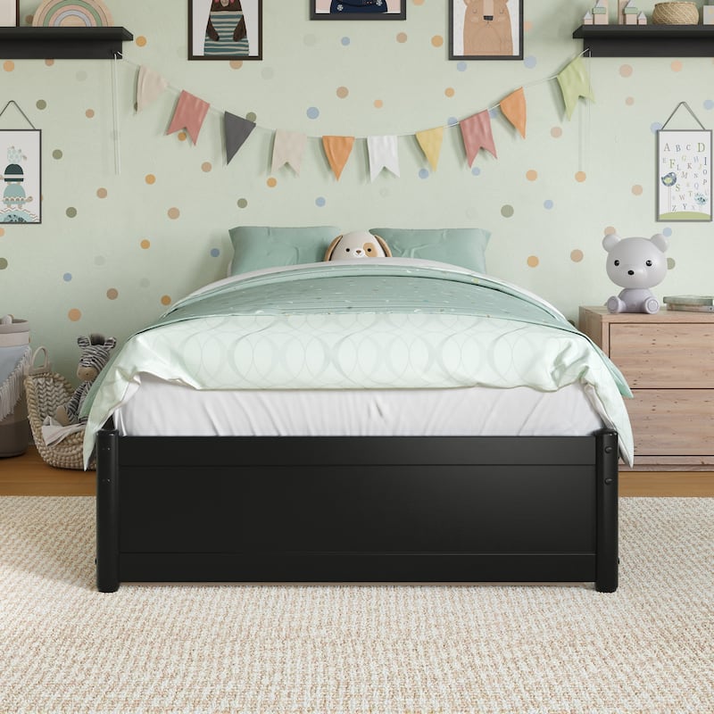 Barcelona Panel Platform Bed with Storage Drawers