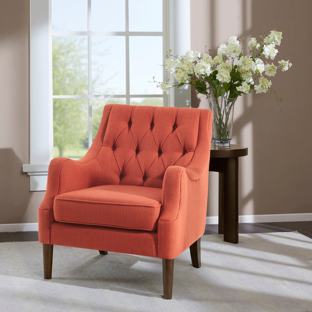 Madison Park Elle Button Tufted Accent Chair