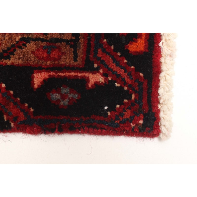 ECARPETGALLERY Hand-knotted Andelz Dark Red Wool Rug - 4'0 x 6'9