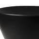 preview thumbnail 21 of 48, Loft 14" Modern MGO Side Table, Round Hourglass End Table, Indoor/Outdoor Accent Table for Patio