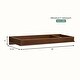 preview thumbnail 3 of 4, Evolur I Modern Changing Tray in Walnut