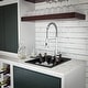 preview thumbnail 36 of 65, Karran QT-825 Drop-in 15-3/4" Single Bowl Quartz Composite Kitchen Sink