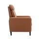 preview thumbnail 19 of 31, Modern PU Leather Adjustable Recliner Chair Glider for Living Room Home Theater