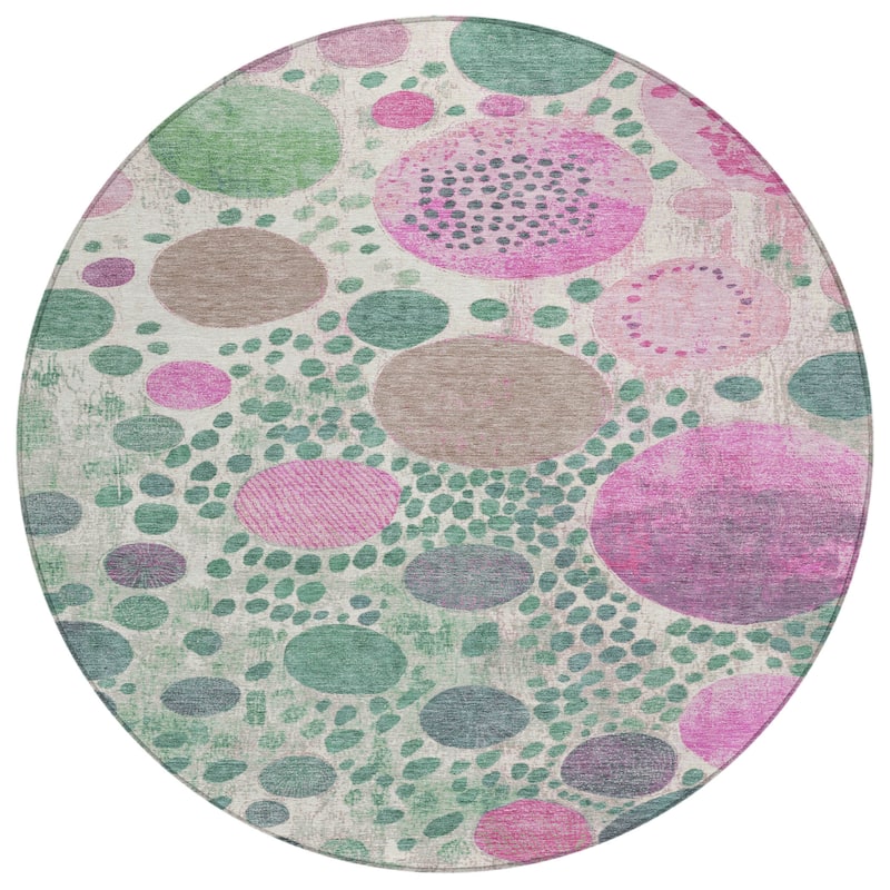 HomeRoots Geometric Transitional Rectangle Outdoor Rug