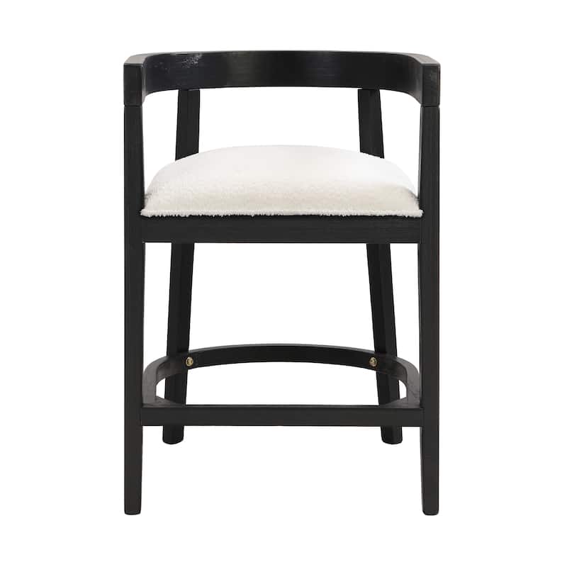 Ember 5-Piece Counter-Height Bar Set with Rubberwood Chairs and Ash Wood Table by Christopher Knight Home