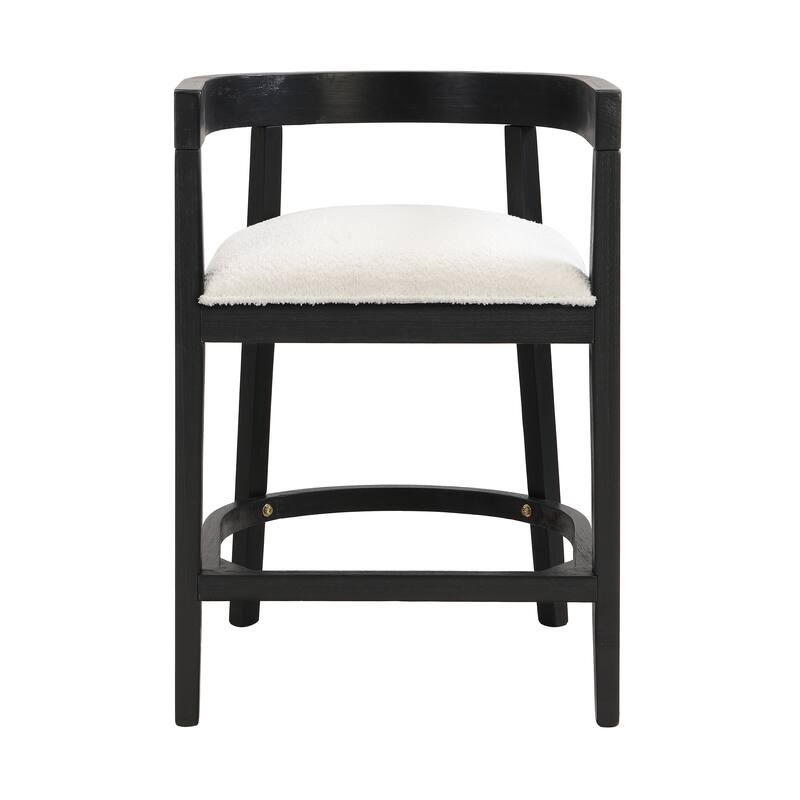 Timel Rubberwood Counter Stool (Set of 2) by Christopher Knight Home
