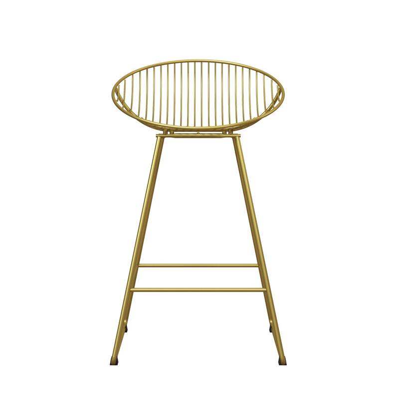 CosmoLiving by Cosmopolitan Ellis 24" Metal Counter Height Bar Stool