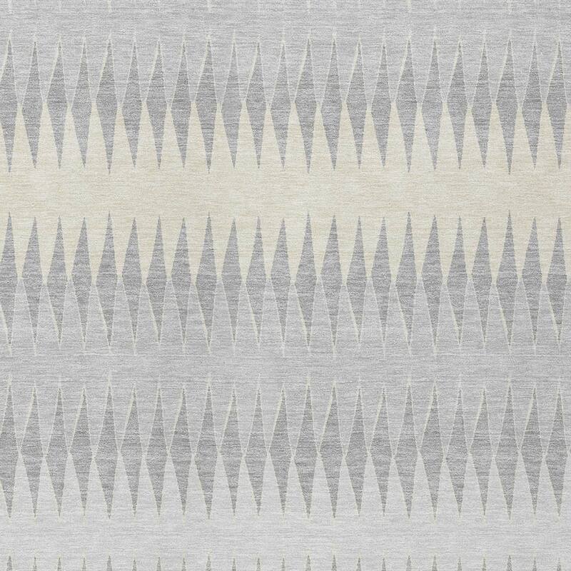 HomeRoots Striped Transitional Rectangle Outdoor Rug