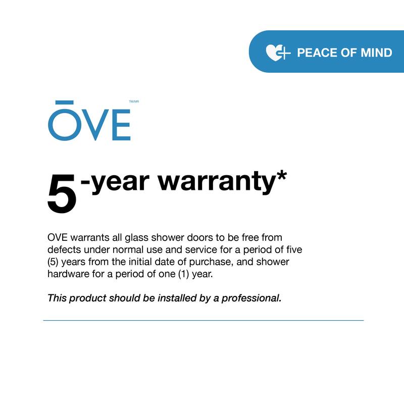 Ove Decors Breeze Shower Kit, Clear Panels, Walls and Base