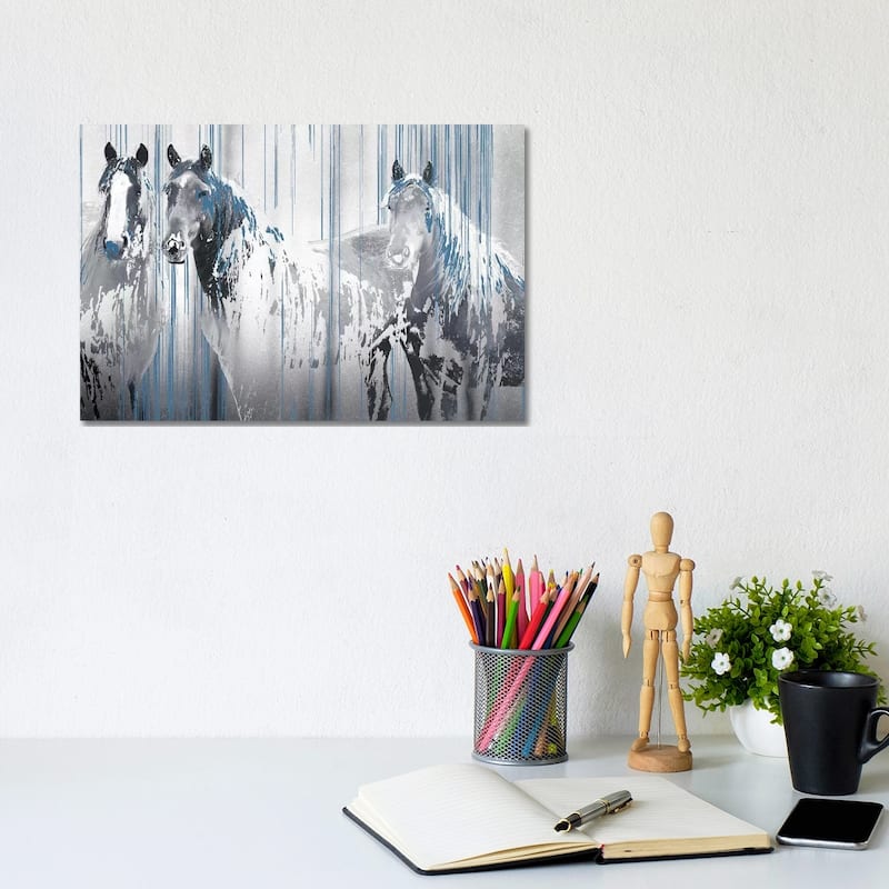 iCanvas "Three's Company" by Marvin Pelkey Canvas Print - 8x12x0.75