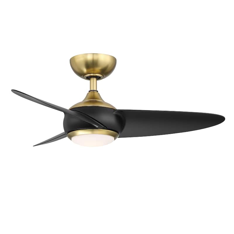 Loft Indoor Outdoor 3-Blade Smart Ceiling Fan 38in with 3000K LED and Remote Control-REMOVE FINISH - 38