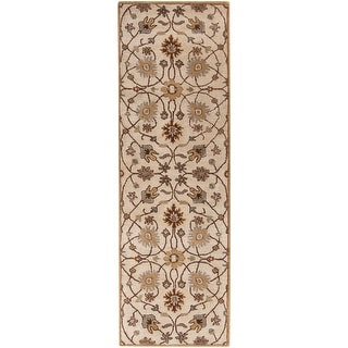 Hand-tufted Trey Traditional Wool Area Rug