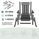 preview thumbnail 65 of 110, Modern High-Back Rocking Adirondack Chair All Weather